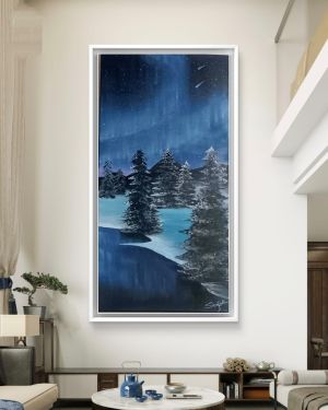 “Frozen Twilight”- Canvas Art